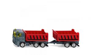 SIK1685 - SCANIA 6x4 tipper with trailer
