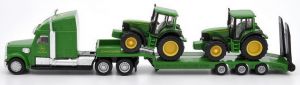 SIK1837 - Truck 6x4 with trailer Low loader with JOHN DEERE 6920 and 6820 Ech:1/87
