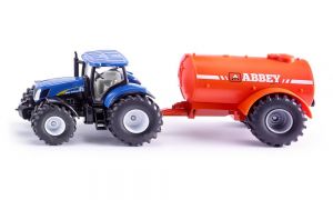 SIK1945 - NEW HOLLAND T7070 with ABBEY slurry tanker 1 axle