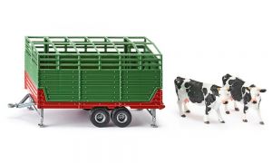 SIK2875 - Cattle trailer with 2 cows