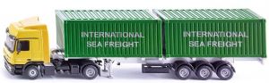 SIK3921 - MERCEDES BENZ Actros 4x2 with 3 axle container semi and 2 x 20ft containers