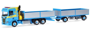 HER926072 - SCANIA CR 20 ND 6x4 tipper with crane and 1+1-axle trailer MARTIN WITTWER
