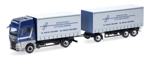 HER956659 - MAN TGX GX 4x2 and 1+2 axle trailer STICKELMANN