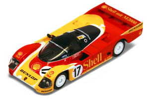 SPAYO64005 - PORSCHE 962C #17 Shell 2nd 24 Hours of Le Mans 1988 D.BELL-K.LUDWIG-HJ.STUCK