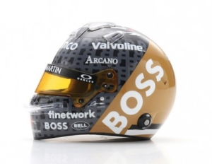 SPA5HF164 - Helmet - Fernando ALONSO - ASTON MARTIN Aramco F1 Team - British Grand Prix 2024