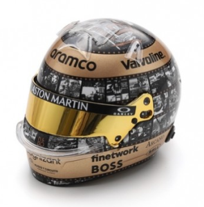 SPA5HF176 - Helmet - Fernando ALONSO - ASTON MARTIN Aramco F1 Team - Mexican Grand Prix 2024