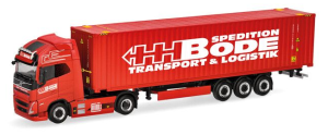 HER319249 - VOLVO FH GL XL Electric 4x2 with 40-foot container door 3 axles HH BODE