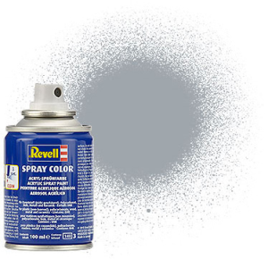 REV34190 - Acrylic spray paint metallic silver 100ml