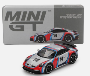 MGT00964-L - PORSCHE 911 992 Dakar Ice Grey Metallic - Rally Tribute 2024
