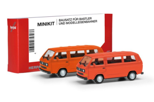 HER013093-006 - VOLKSWAGEN T3 bus orange - 2 pieces to assemble