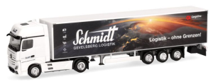 HER959704 - MERCEDES BENZ Actros 2018 L 4x2 with SCHMIDT GEVELSBERG 3-axle trailer - ERDE