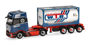 HER320443 - MERCEDES BENZ Actros L 4x2 with 3-axle 20-foot container carrier BERMES