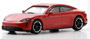 SCH87U00066 - PORSCHE Taycan Turbo S 2021 red