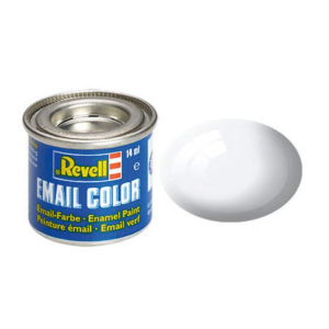 REV32104 - Glossy white enamel paint 14ml