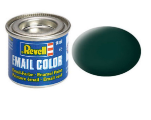 REV32140 - Matt black-green enamel paint 14ml