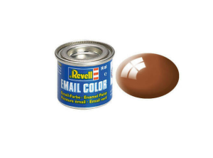 REV32180 - Glossy brown enamel paint 14ml