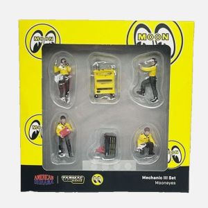 T64F-004-ME1 - 4 Figures and accessories - Mechanics Set III