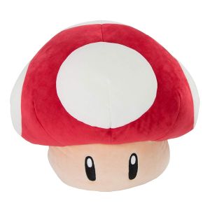 T12955 - Mega Plush MARIO KART - Red and White Mushroom