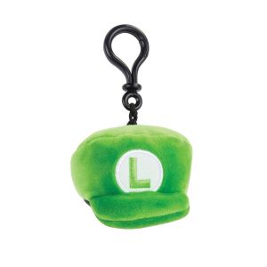 T12964 - Plush clip MARIO KART - Luigi cap