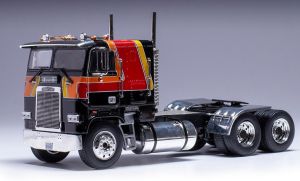 IXOTR215.22 - FREIGHTLINER FLA 6x4 1993 Black and Orange