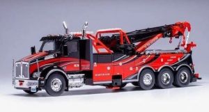 IXOTTR032.22 - KENWORTH T880 Tow truck 2018 Black and red