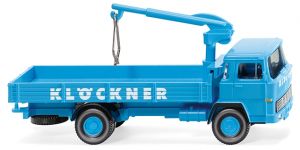 WIK042301 - MAGIRUS 100 D7 tray with crane KLÖCKNER