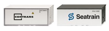 WIK001827 - 2 x 20-foot containers - CONTRANS and SEATRAIN