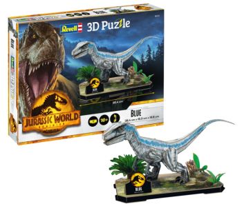 REV00243 - 3D Jigsaw Puzzle 50 pieces Blue Jurassic World