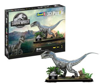 REV00247 - 57 Piece 3D Puzzle - JURASSIC WORLD - Blue