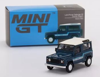 MGT00353-R - LAND ROVER Defender 90 county wagon RHD Blue stratos