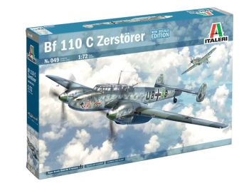 ITA0049 - MESSERSCHMITT BF 110 C Zerstörer military aircraft to assemble and paint