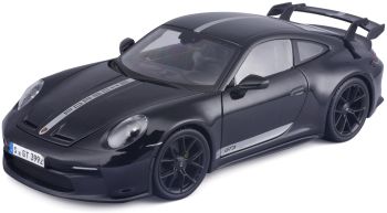 MST36458BKS - 2022 Porsche 911 GT3, black with grey stripes