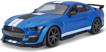 MST31388 - 2020 Ford Mustang Shelby GT500, Blue with white stripes