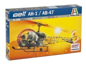 ITA0095 - BELL AH-1 / AB-47 military helicopter to assemble and paint