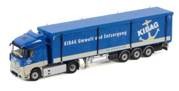 WSI01-3074 - MERCEDES-BENZ Actros MP4 Stream Space 4x2 with 3-axle KIBAG curtainsider trailer