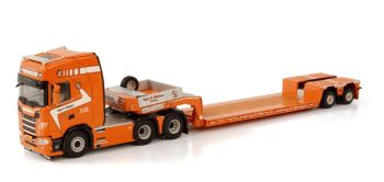 WSI01-3861 - SCANIA S Highline CS20H ​​6x2 with 2-axle TAGE E.NIELSEN low bed carrier