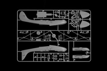 ITA0112 - CANT Z.501 Gabbiano bomber aircraft to assemble and paint