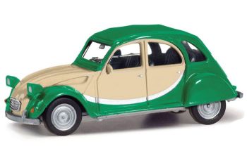 HER020817-007 - CITROEN 2CV Charleston green and beige