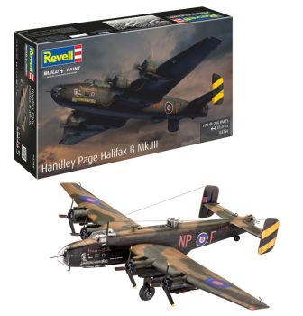 REV03756 - HANDLEY Page Halifax B Mk.III military aircraft to assemble and paint