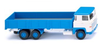 WIK043310 - SCANIA 111 LBT 6x4 rigid truck - blue and white