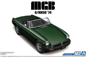 AOS05686 - MG-B Mk.3 blmc 1974 green to be assembled and painted