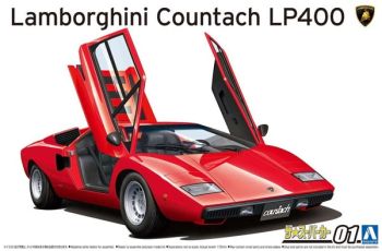 AOS05804 - LAMBORGHINI Countach LP400 to be assembled and painted