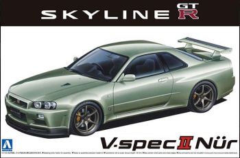 AOS06275 - NISSAN BNR34 Skyline GT-R V-Spec II to be assembled and painted