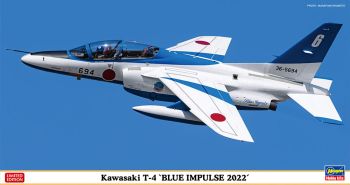 HAW07513 - KAWASAKI T-4 Aircraft - Blue Impulse 2022 to assemble and paint
