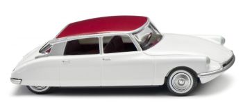 WIK080713 - CITROEN ID 19 White with ruby red roof
