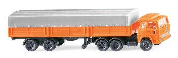 WIK095611 - MAGIRUS 6x4 with 2-axle trailer, orange
