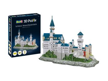 REV00205 - 3D Puzzle 141 Pieces Neuschwanstein Castle