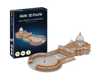 REV00208 - 3D Puzzle 68 Pieces Saint Peter in the VATICAN