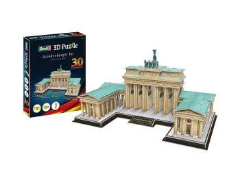REV00209 - 3D Puzzle 150 Pieces Brandenburg Gate 30th Anniversary German Meeting