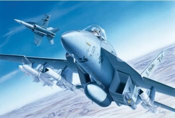 ITA0083 - Build and paint F/A-18E Super Hornet fighter jet